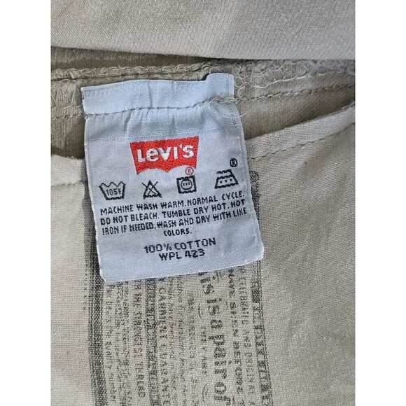 Levi's 501 Button Fly Jeans Men Size 30 X 29 Stone Gray WPL 423 Vintage Y2K - Picture 9 of 11